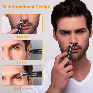 Nose Hair Trimmer Electric Trimmer for Men Nose Hair Removal Painless Nose Trimmer for Nose and Ears Low Noice Nose Hair Clipper