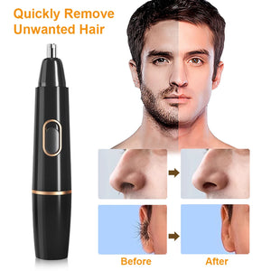 Nose Hair Trimmer Electric Trimmer for Men Nose Hair Removal Painless Nose Trimmer for Nose and Ears Low Noice Nose Hair Clipper